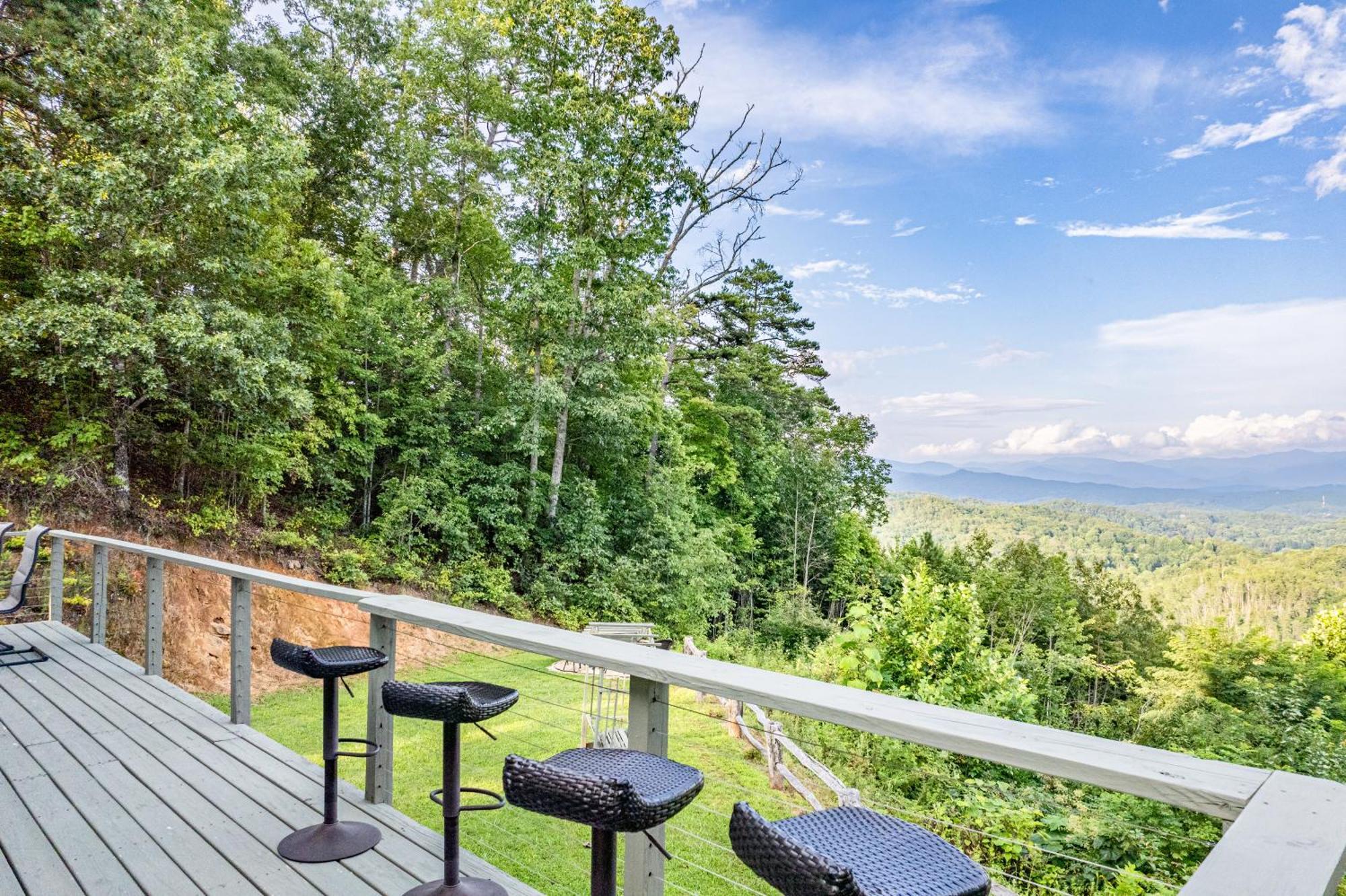 Stunning Mtn. Views! 4Br With All The Amenities! - Vista Vibes- Bryson City Kültér fotó